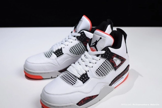 Official Maikesneakers Air 308497-116 4 Retro Jordan Lava Hot 0808